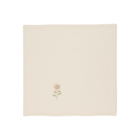 Ib Laursen Flora stofserviet butter cream med solsikke