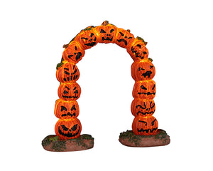 Pumpkin Arch med lys i til Halloween dekoration fra Lemax
