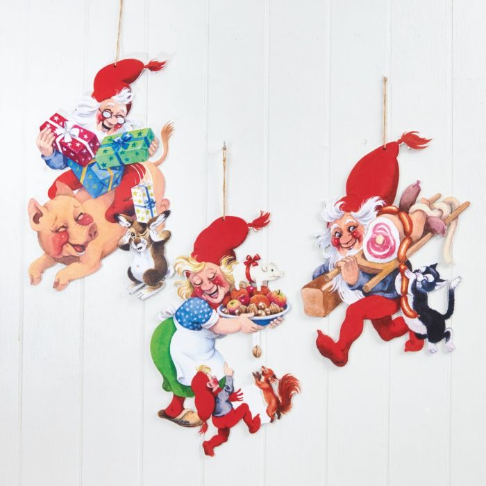 Vilhelm Hansen Nisser i træ 40 cm