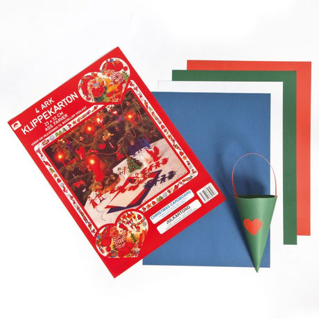 Karton med skabeloner