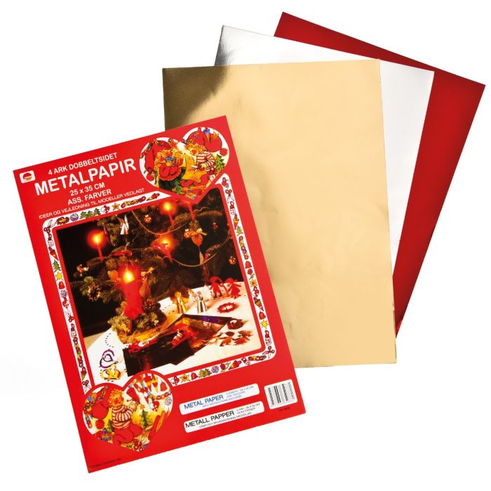 Metalpapir med skabeloner