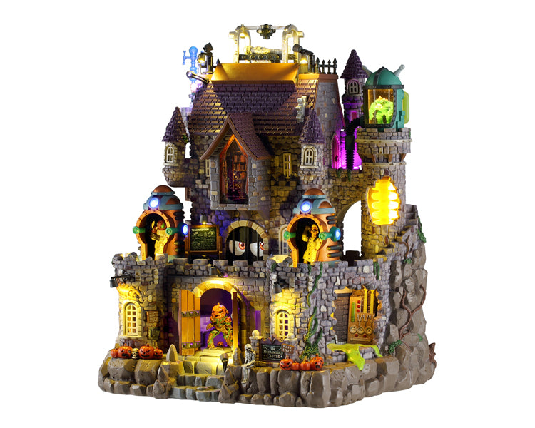 Dr. Dreadmoor's Castle med lys, lyd og animation til Halloween pynt fra Lemax