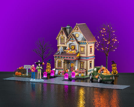 Halloween At The Wilsons opstillet startsæt til Halloween miniature landskab