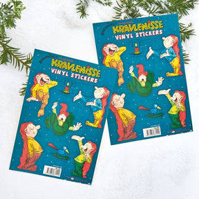 Bramming vinduespynt med Old Time nisser