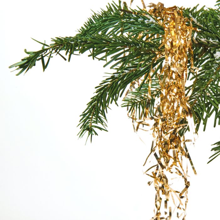 Reflexlametta guldfarvet