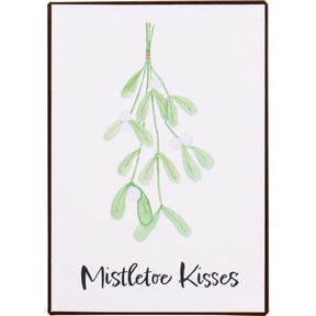 Metalskilt Mistletoe Kisses
