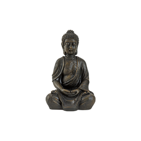 Buddha 31 cm høj brun