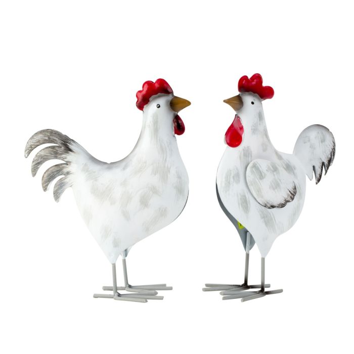 Hane i metal 20 cm høj