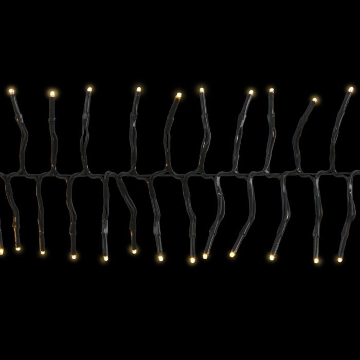 Lyskæde Klyngelys 2000 LED varm hvid 23 m