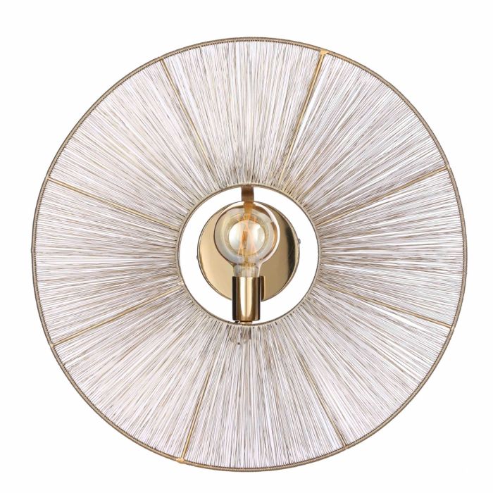 Bodil væglampe guldfarvet 60 cm i diameter