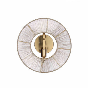 Bodil væglampe guldfarvet 40 cm i diameter