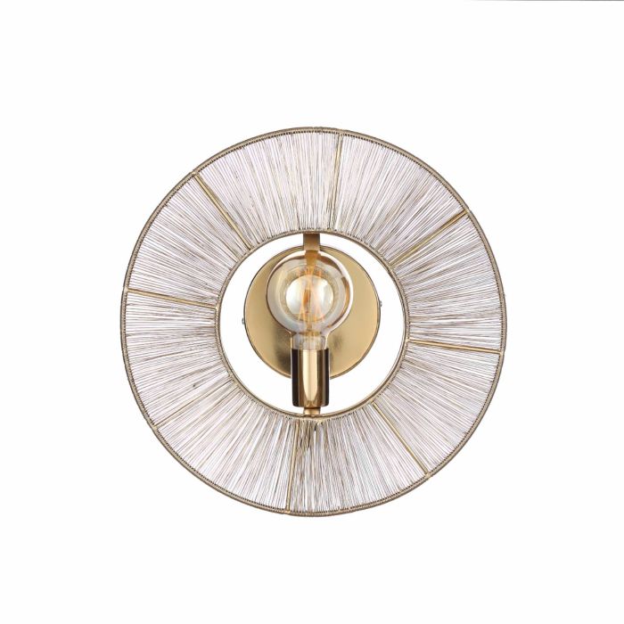 Bodil væglampe guldfarvet 40 cm i diameter