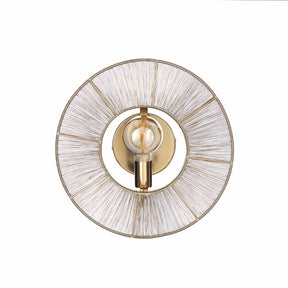 Bodil væglampe guldfarvet 40 cm i diameter