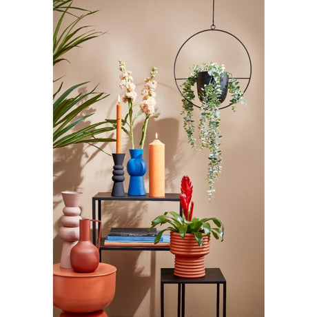 Rollo vase lyserød 29 cm i højden