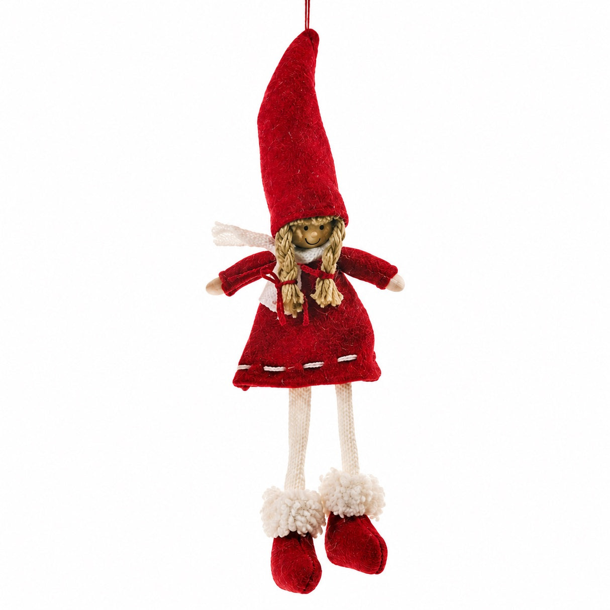 Nisse med strikkede ben
