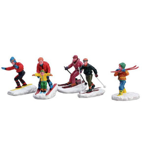Winter Fun Figurines Set Of 5 
