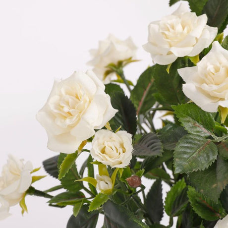 Rose hvid 33 cm høj