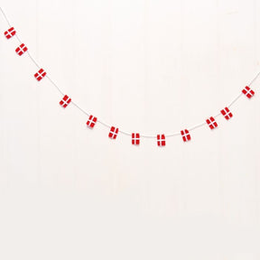 Flagguirlande med små filtflag