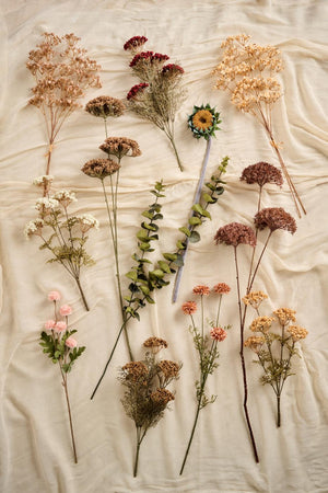 Kunstige blomsterstilke fra Ib Laursens efterårskollektion
