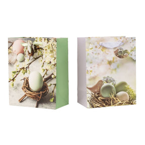 Gavepose med påskemotiv æg i rede