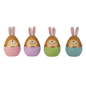 Påskeæg med hareører 20 cm højt