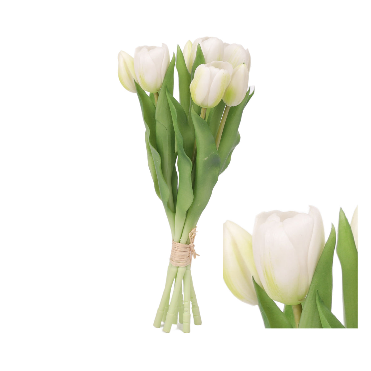 Hvid Tulipan buket