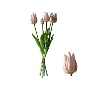 Lys Pink Tulipan buket  5pcs 45cm
