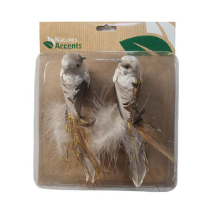 Bird Demi on Clip 14cm