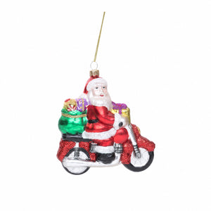 Julekugle Julemanden på farten