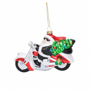 Julekugle Julemanden på farten