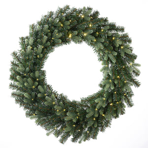 Bergen Spruce Wreath w/100 LED 342 Tips D80cm