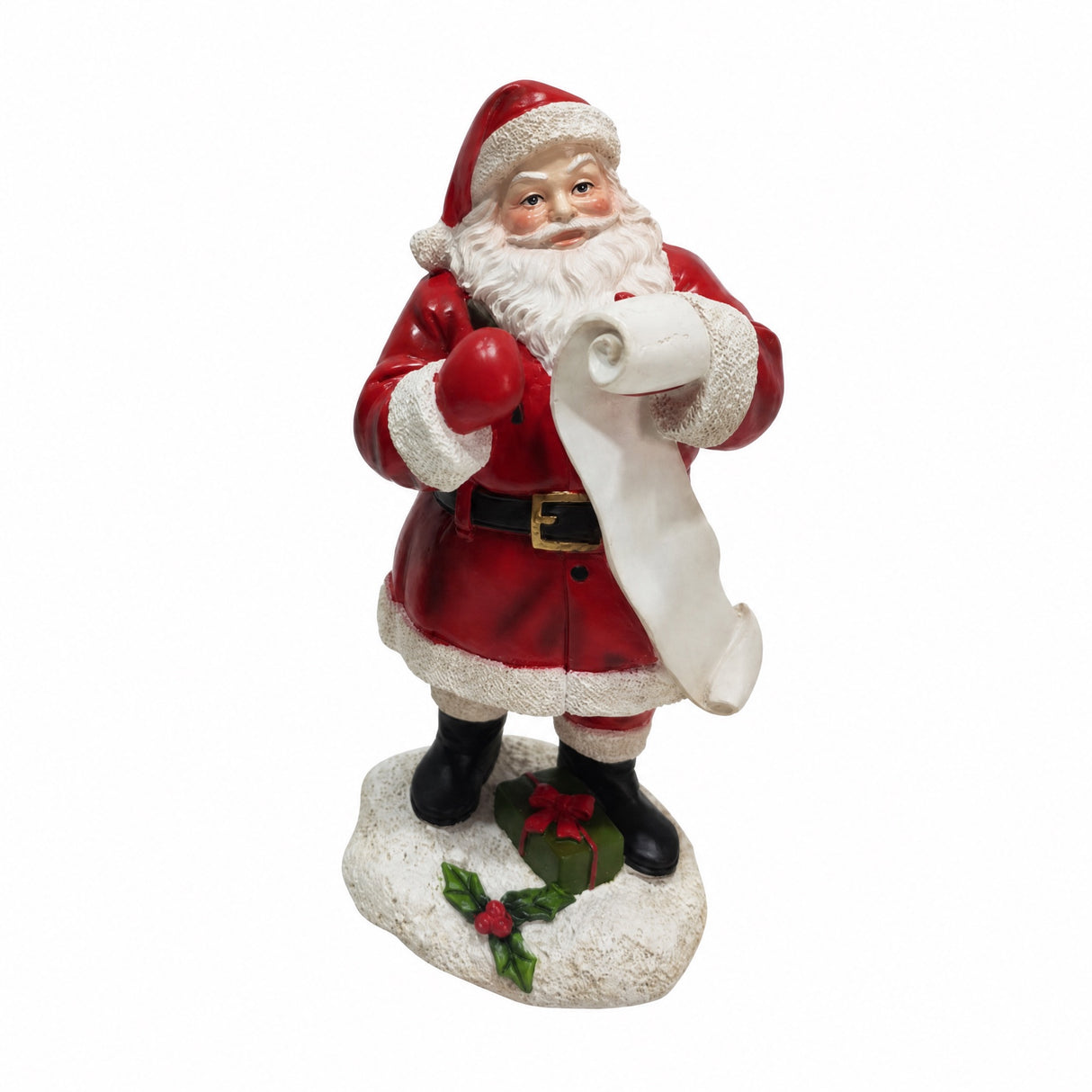Julemand på arbejde 22 cm høj