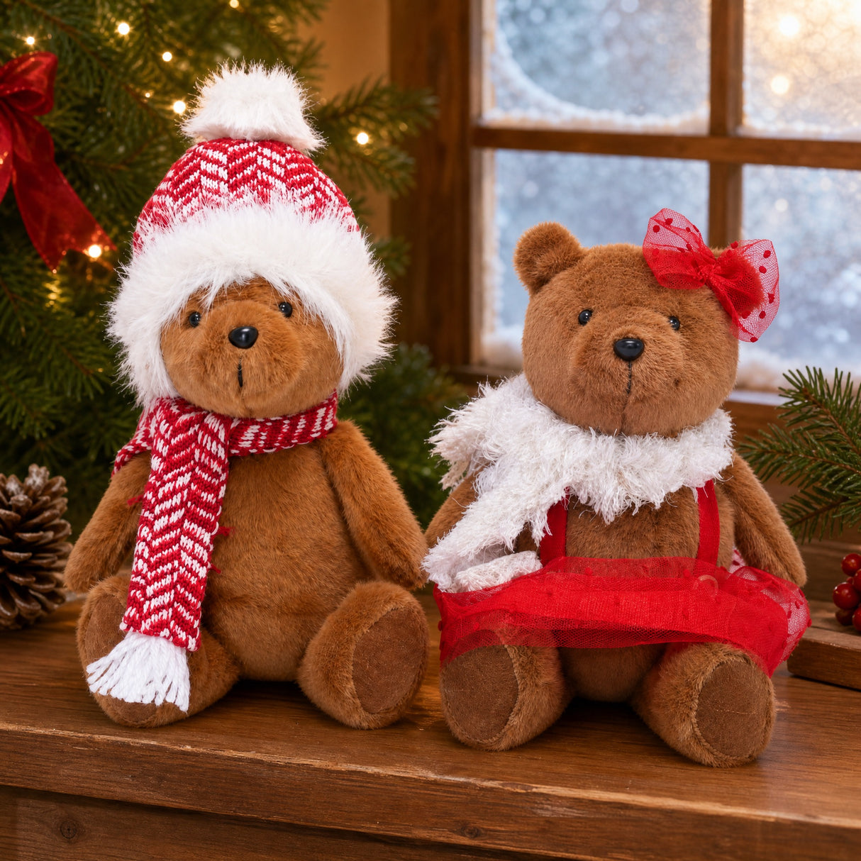 Julebamse 38 cm høj