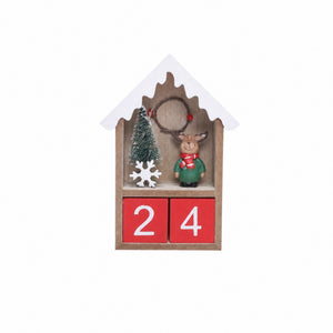 Julekalender i træ med nedtælling