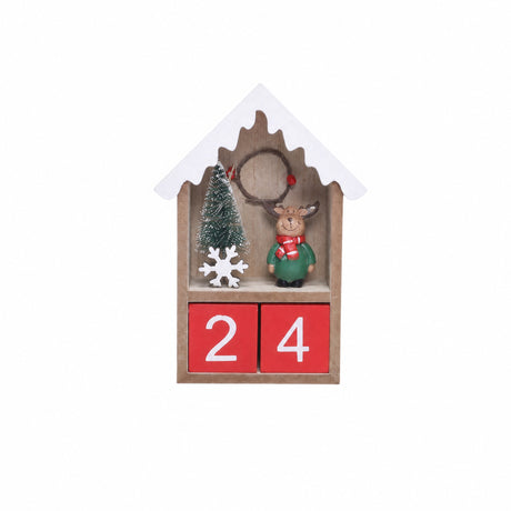 Julekalender i træ med nedtælling