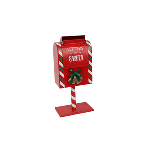 Julepostkasse på fod til dekoration