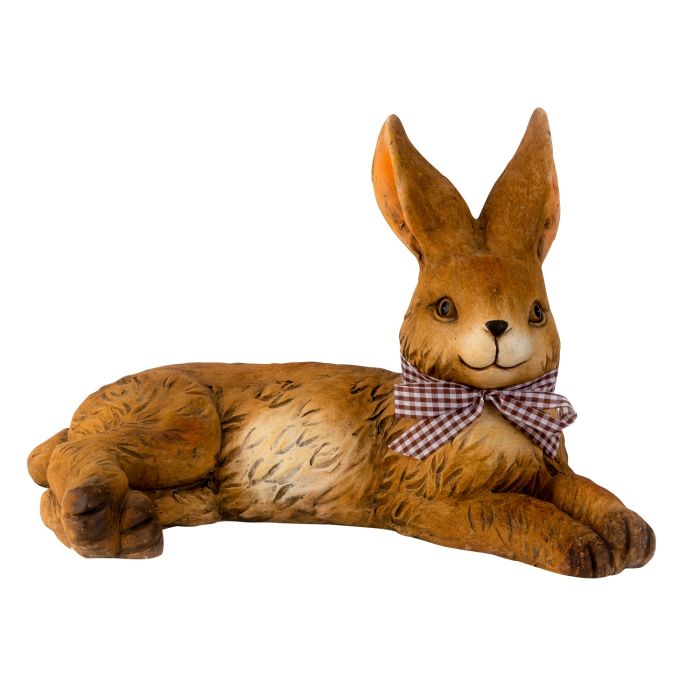 Liggende hare med sløjfe stor