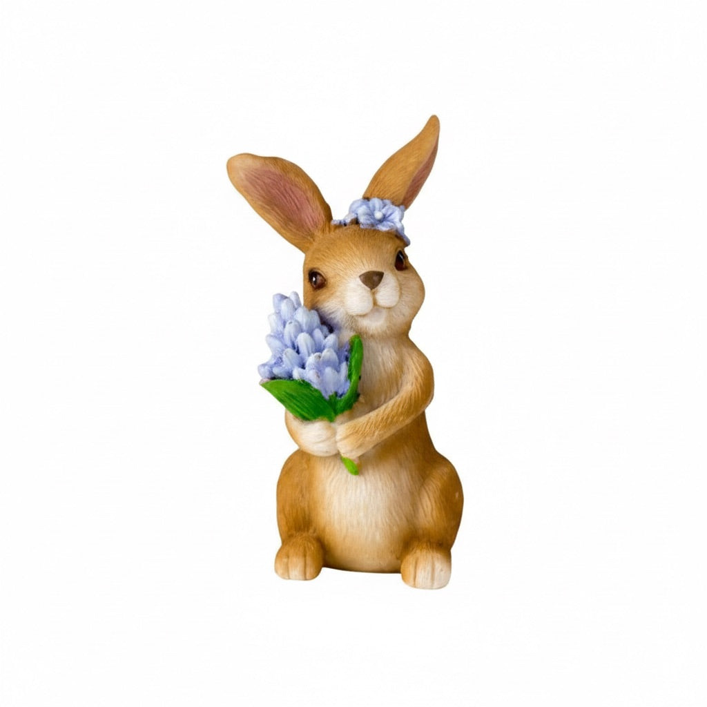 Påskehare i haven 8 cm høj