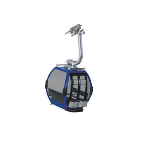 Jägerndorfer Omega skiliftskabine blå - sort