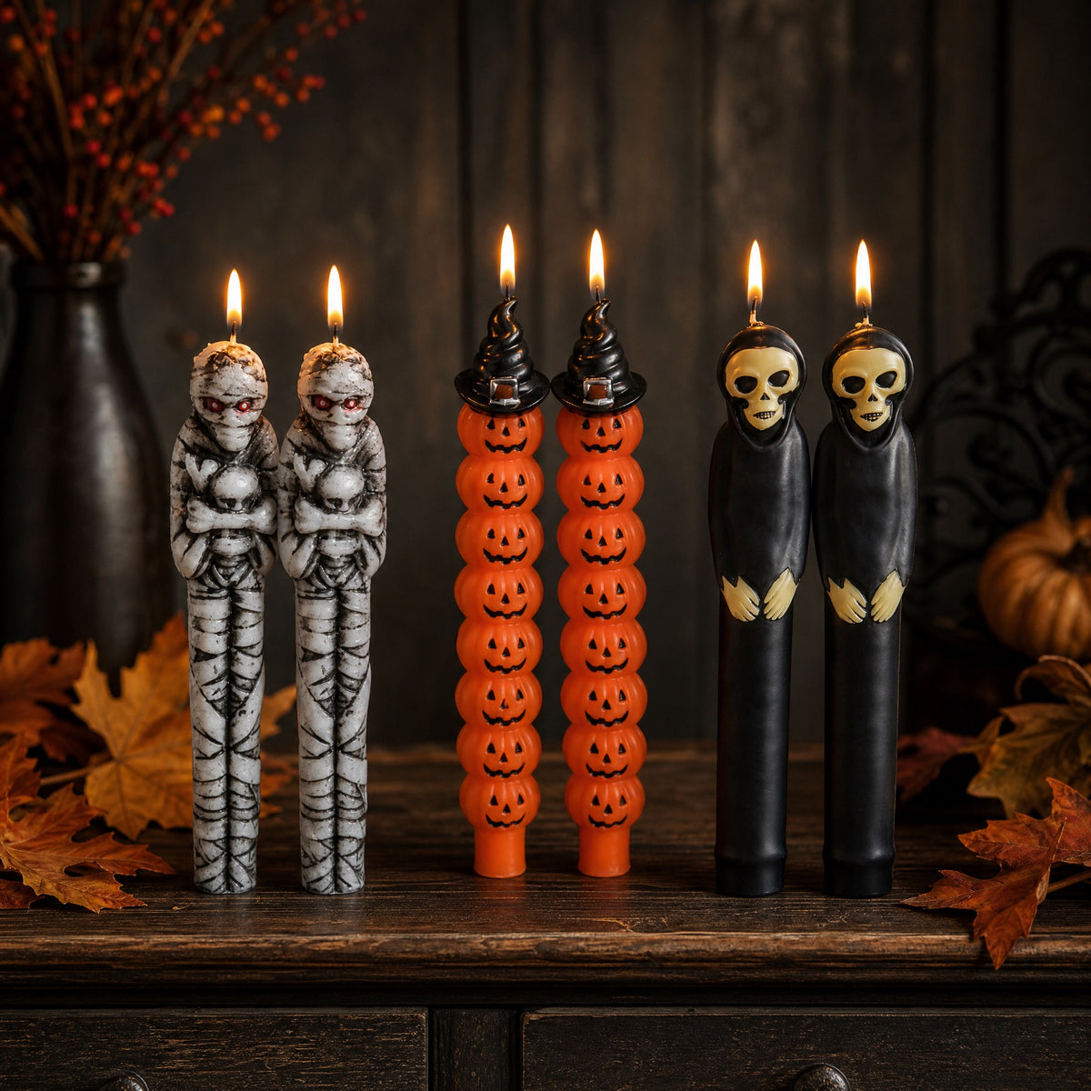 Halloweenlys 2 stk.