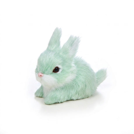 Hare med kunstpels pastel