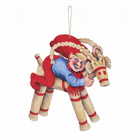 Vilhelm Hansen Nissedreng i træ 30 cm