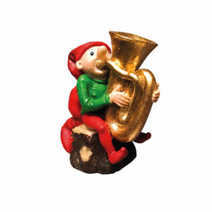 Brammingnisse spiller musik 8 cm høj