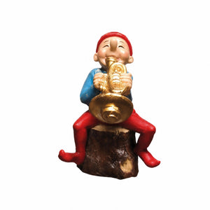 Brammingnisse spiller musik 8 cm høj
