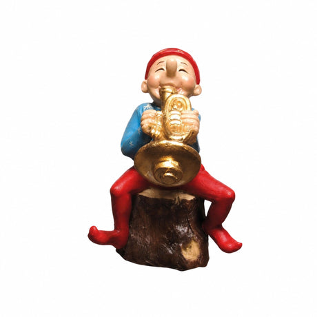 Brammingnisse spiller musik 8 cm høj