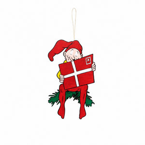 Bramming trænisse med julepynt 40 cm