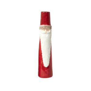 Vase med julemand 20 cm høj