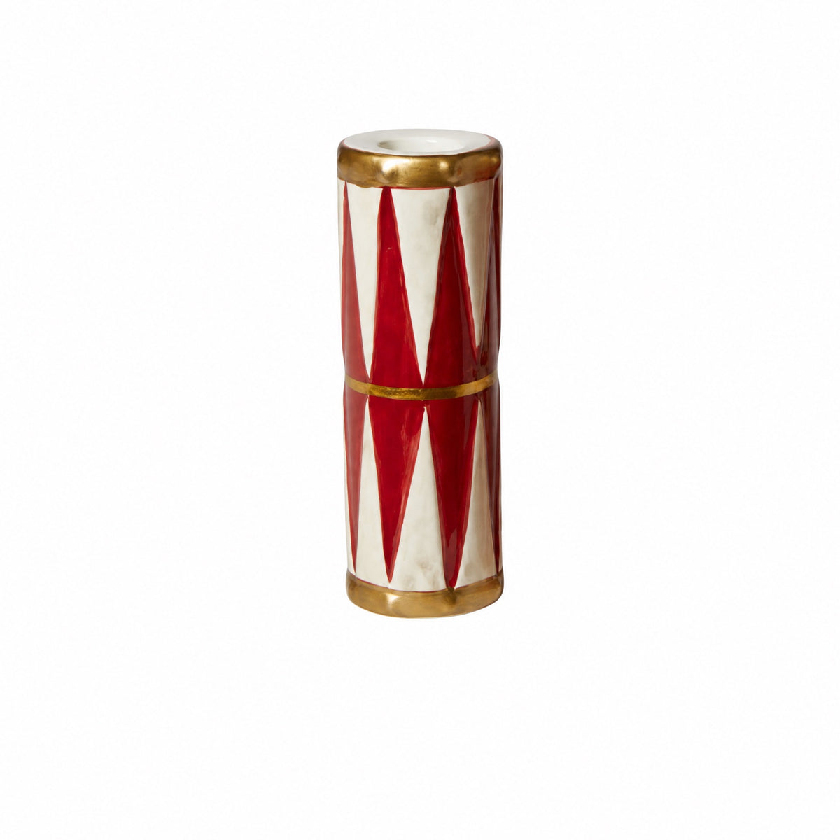 Tromme Lysestage & vase i én 13 cm høj