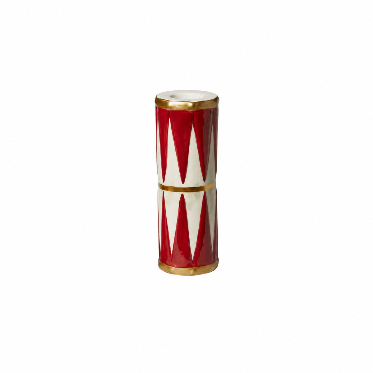 Tromme Lysestage & vase i én 13 cm høj