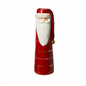 Vase med julemand 17 cm høj